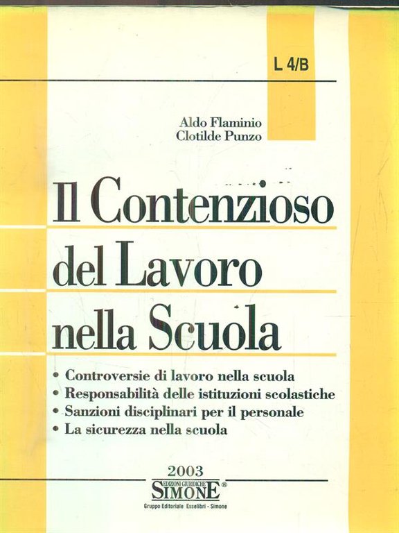 Il contenzioso del lavoro nella scuola