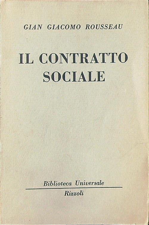 Il contratto sociale