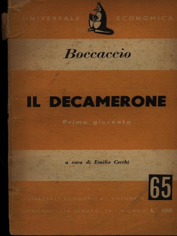 Il Decamerone Prima giornata
