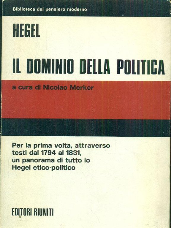 Il dominio della politica