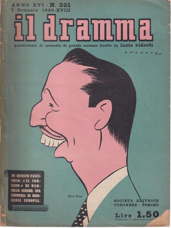 Il dramma 321/ 1 gennaio 1940