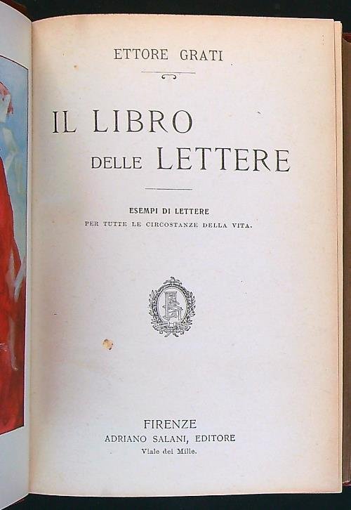 Il libro delle lettere