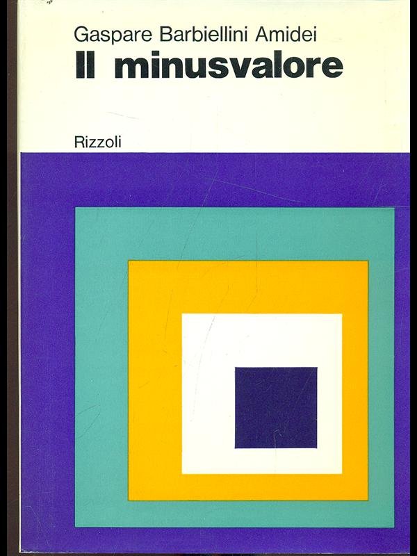 Il minusvalore