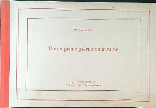 Il mio primo giorno da geranio | Immagine principale
