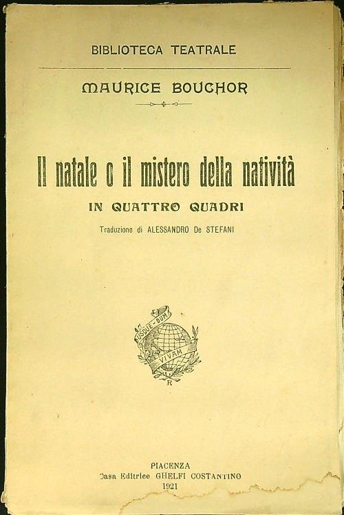 Il Natale o il mistero della Nativita'
