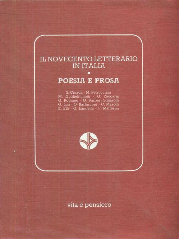 Il novecento letterario in Italia Poesia e prosa | Immagine Gallery 2