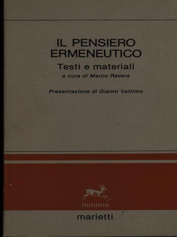 Il pensiero ermeneutico | Immagine Gallery 2