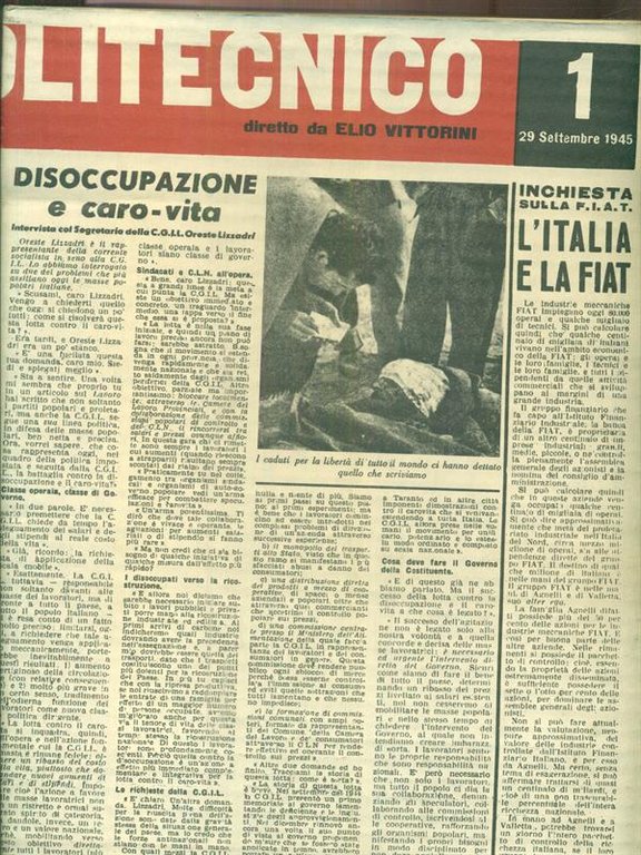 Il Politecnico diretto da Elio Vittorini | Immagine Gallery 3