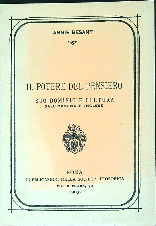 Il potere del pensiero | Immagine principale