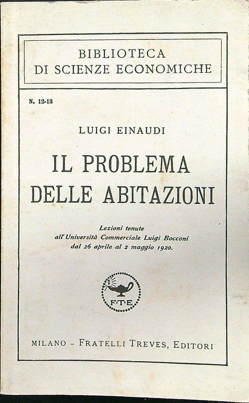 Il problema delle abitazioni