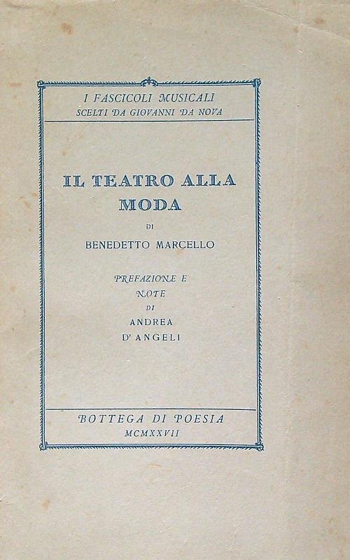 Il teatro alla moda