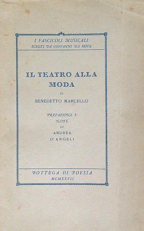 Il teatro alla moda