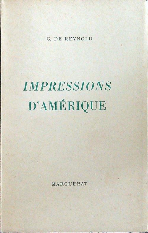 Impressions d'Amerique | Immagine principale