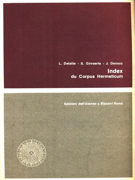 Index du Corpus Hermeticum