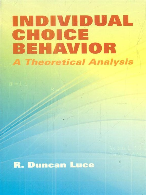 Individual choice behavior
