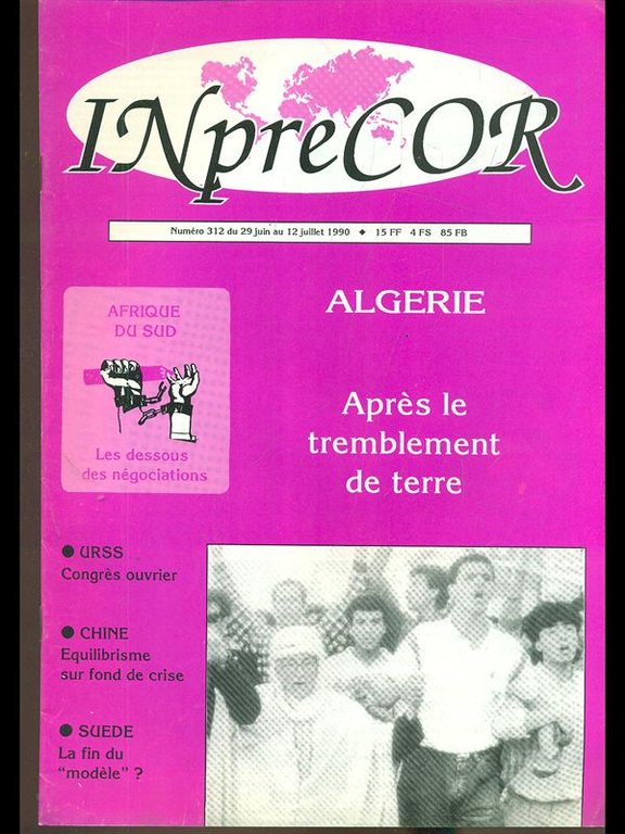 Inprecor n. 312/juin-juillet 1990