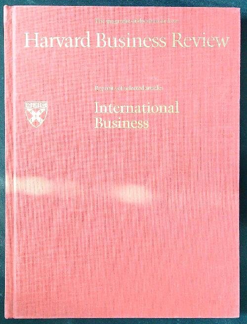 International business (Reprints of selected articles)