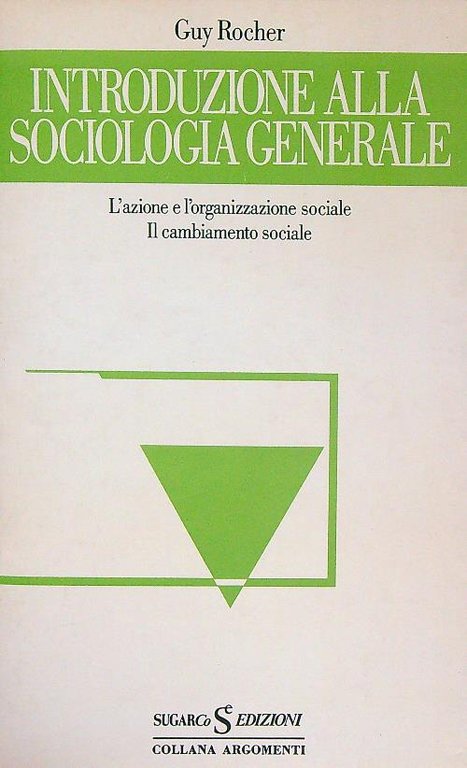 Introduzione alla sociologia generale