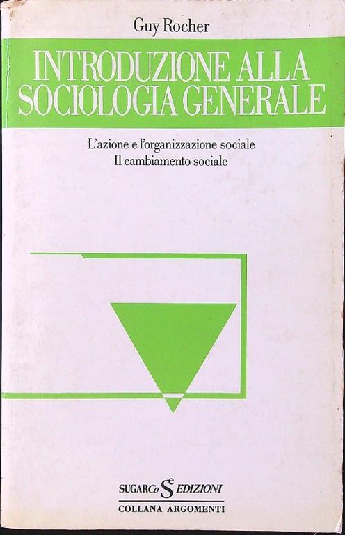 Introduzione alla sociologia generale