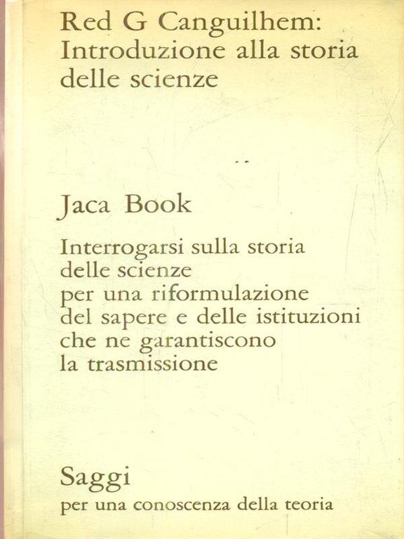 Introduzione alla storia delle scienze