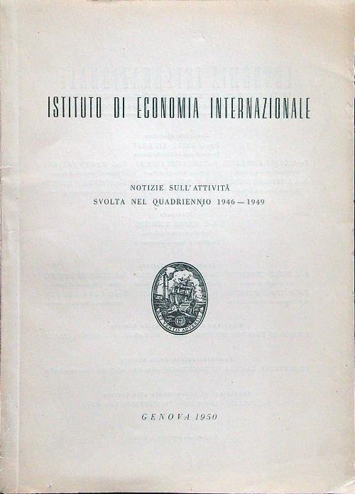Istituto economia internazionale 1946-1949