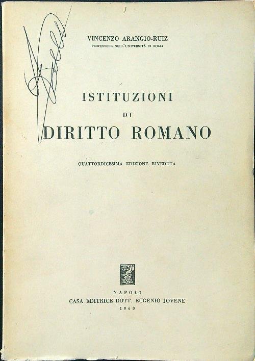 Istituzioni di diritto romano