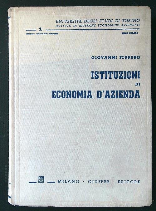 Istituzioni di economia d'azienda