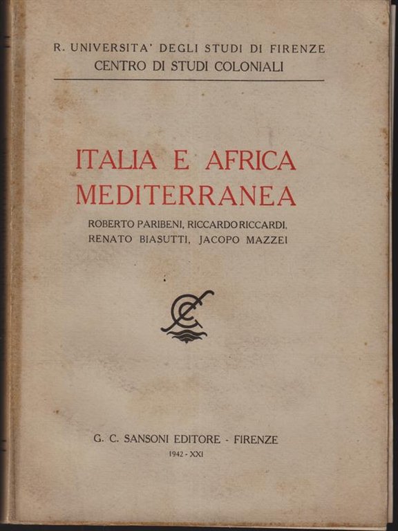 Italia e Africa mediterranea
