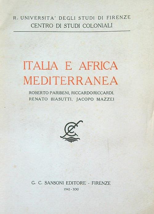 Italia e Africa mediterranea