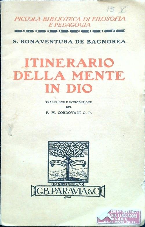 Itinerario della mente in Dio