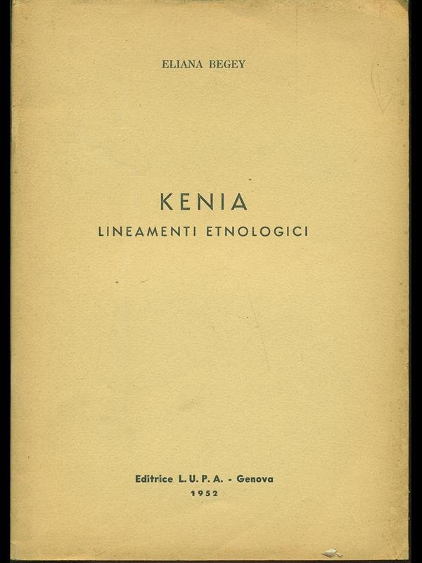 Kenia.Lineamenti etnologici
