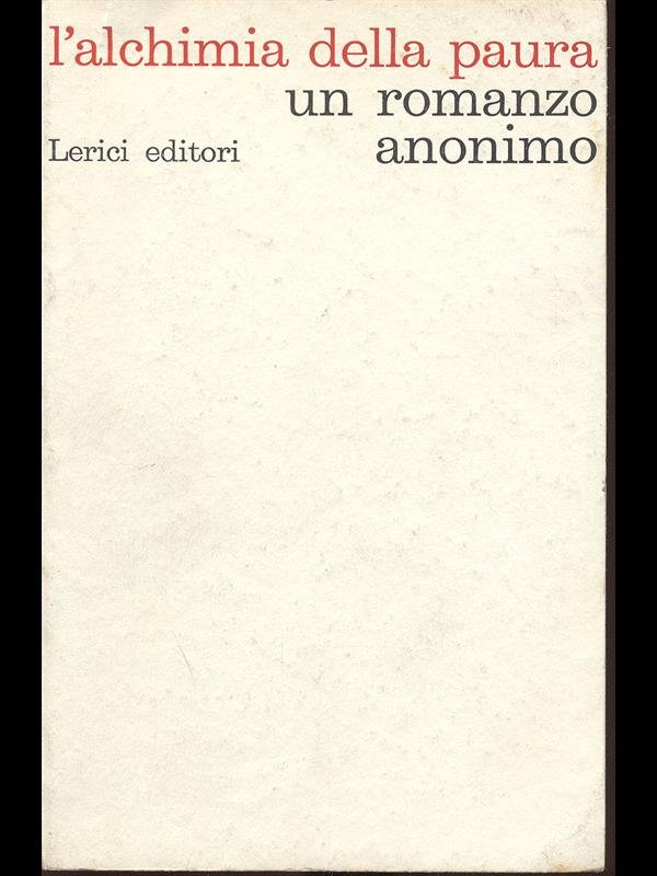 L'Alchimia della paura | Immagine principale