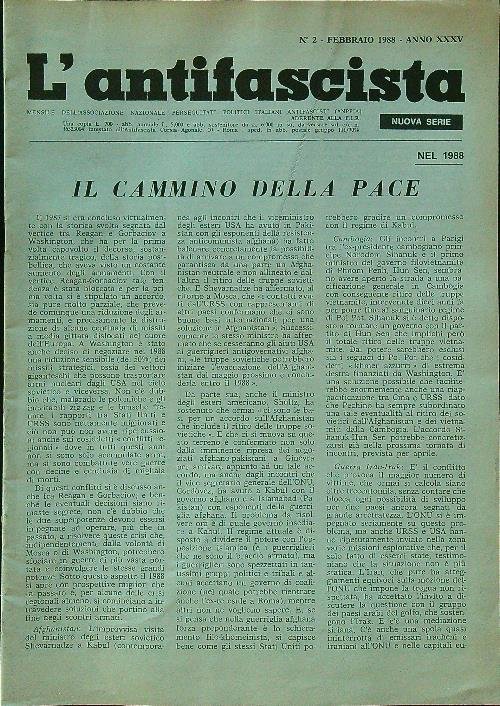 L'antifascista n.2 febbraio 1988