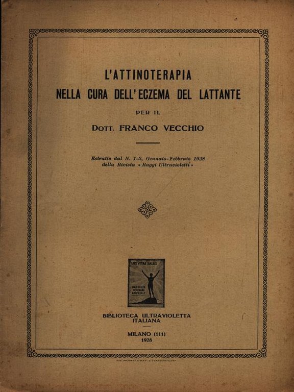 L'attinoterapia nella cura dell'eczema del lattante - Estratto