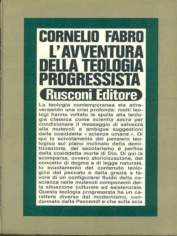 L'avventura della teologia progressista
