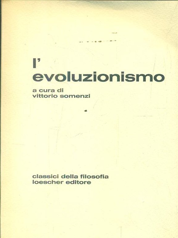 L'evoluzionismo