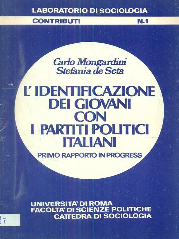 L'identificazione dei giovani con i partiti politici italiani