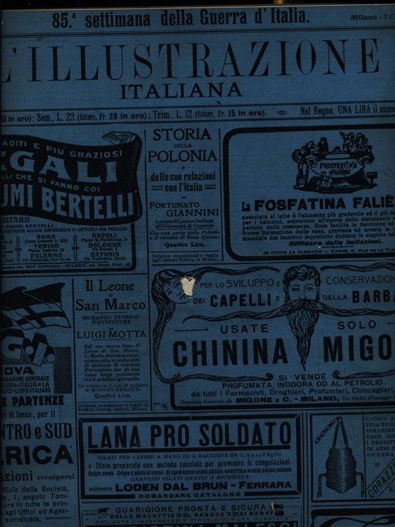 L'Illustrazione Italiana 1 quadrimestre 1917