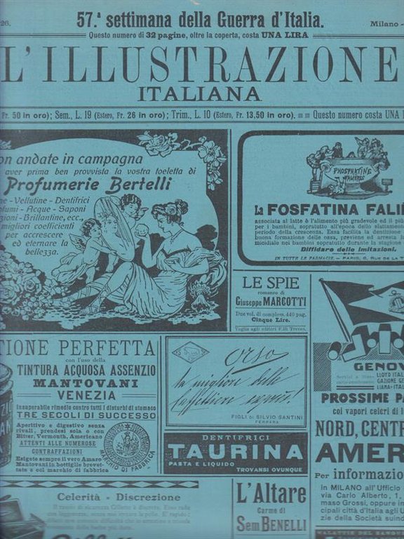L'illustrazione Italiana 25 giugno 1916