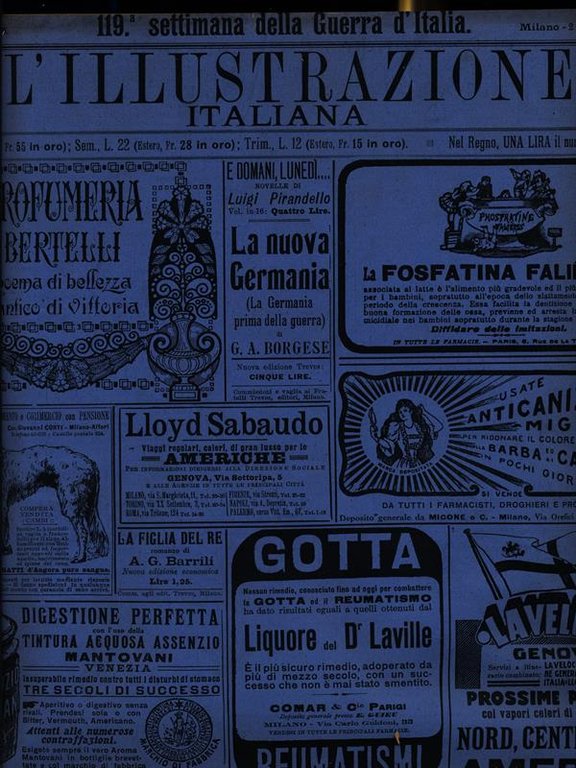 L'Illustrazione Italiana 3 quadrimestre 1917