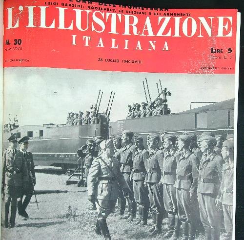 L'Illustrazione italiana dal numero 30/1940 al numero 40/1940