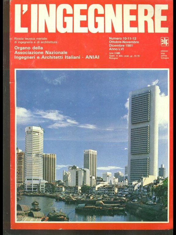 L'ingegnere n.10-11-12/ottobre-novembre-dicembre 1981