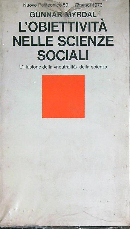 L'obiettivita' nelle scienze sociali