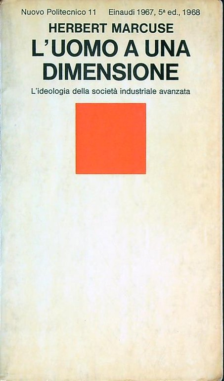 L'uomo a una dimensione