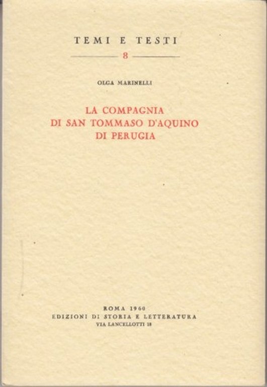 La Compagnia di San Tommaso D'Aquino di Perugia | Immagine Gallery 2
