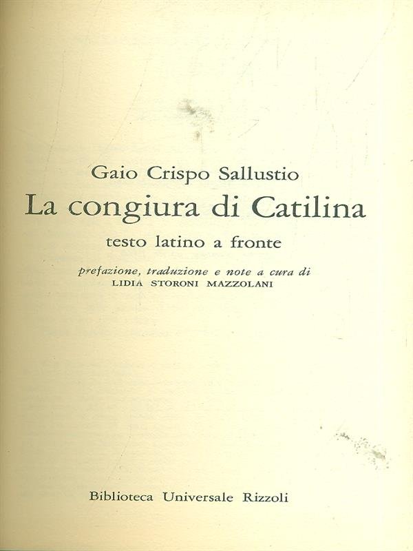 La congiura di Catilina