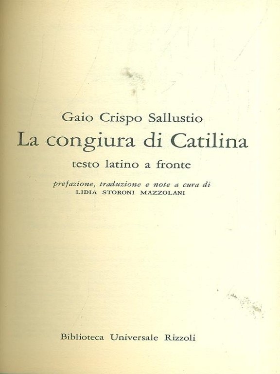La congiura di Catilina