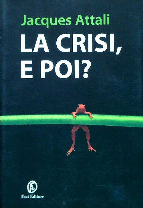 La crisi, e poi?