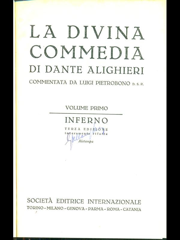 La Divina Commedia - Inferno