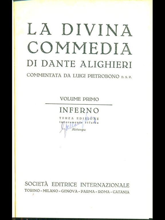 La Divina Commedia - Inferno